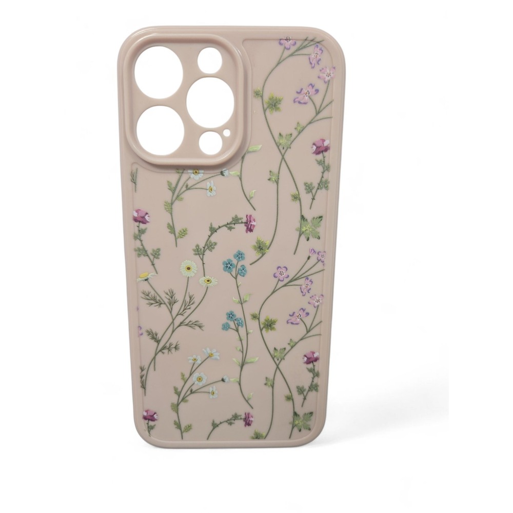 Floral IPhone 14 PRO MAX Case Pretty Flower Design Protective Phone Cover